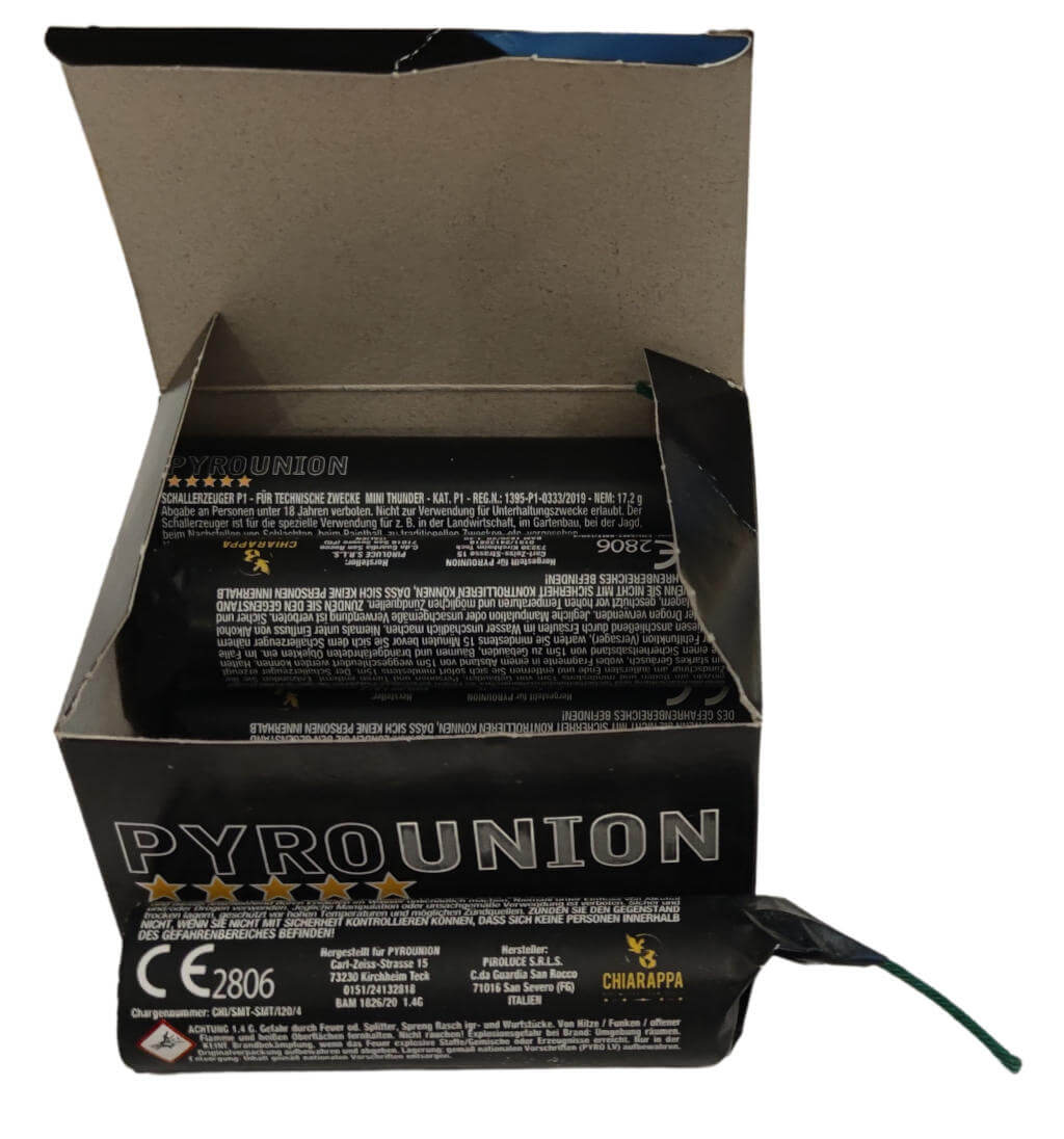 Pyrounion Mini Thunder Schallerzeuger P1 (1 VPE=6 Stk.)