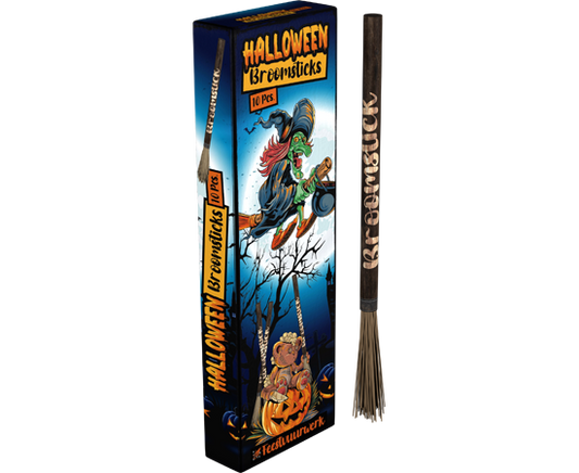 Lesli Halloween Broomsticks(1 VPE=10 Stk.)
