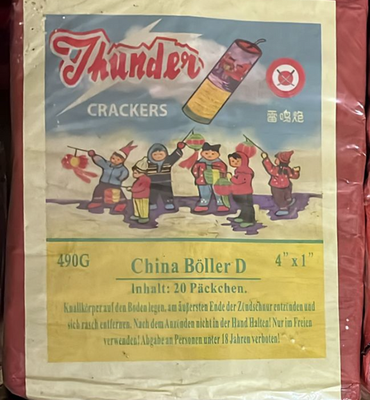 Katan Thunder Crackers China Böller D Päckchen (1 Päckchen = 4 Böller)
