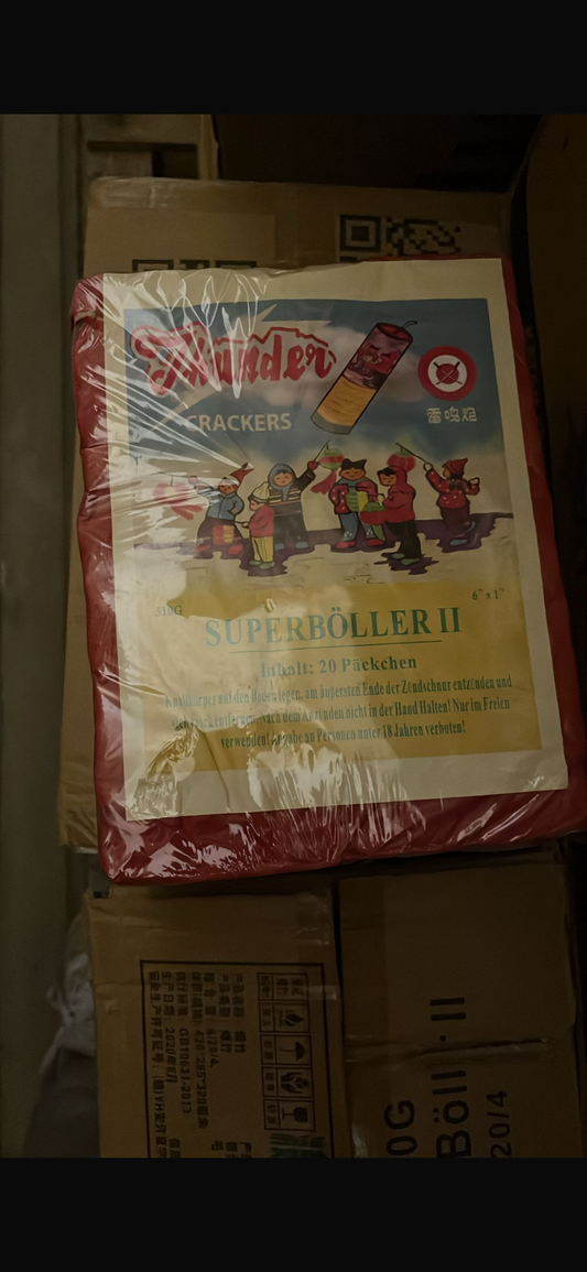 Katan Thunder Crackers Super Böller 2 (1 Schinken=20 Päckchen a 4 Stück)