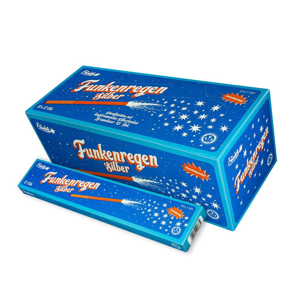 Funke Funkenregen Silber (1 VPE=12 Stk.)