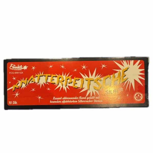 Funke Knatterpeitsche Silber (1 VPE=10 Stk.)