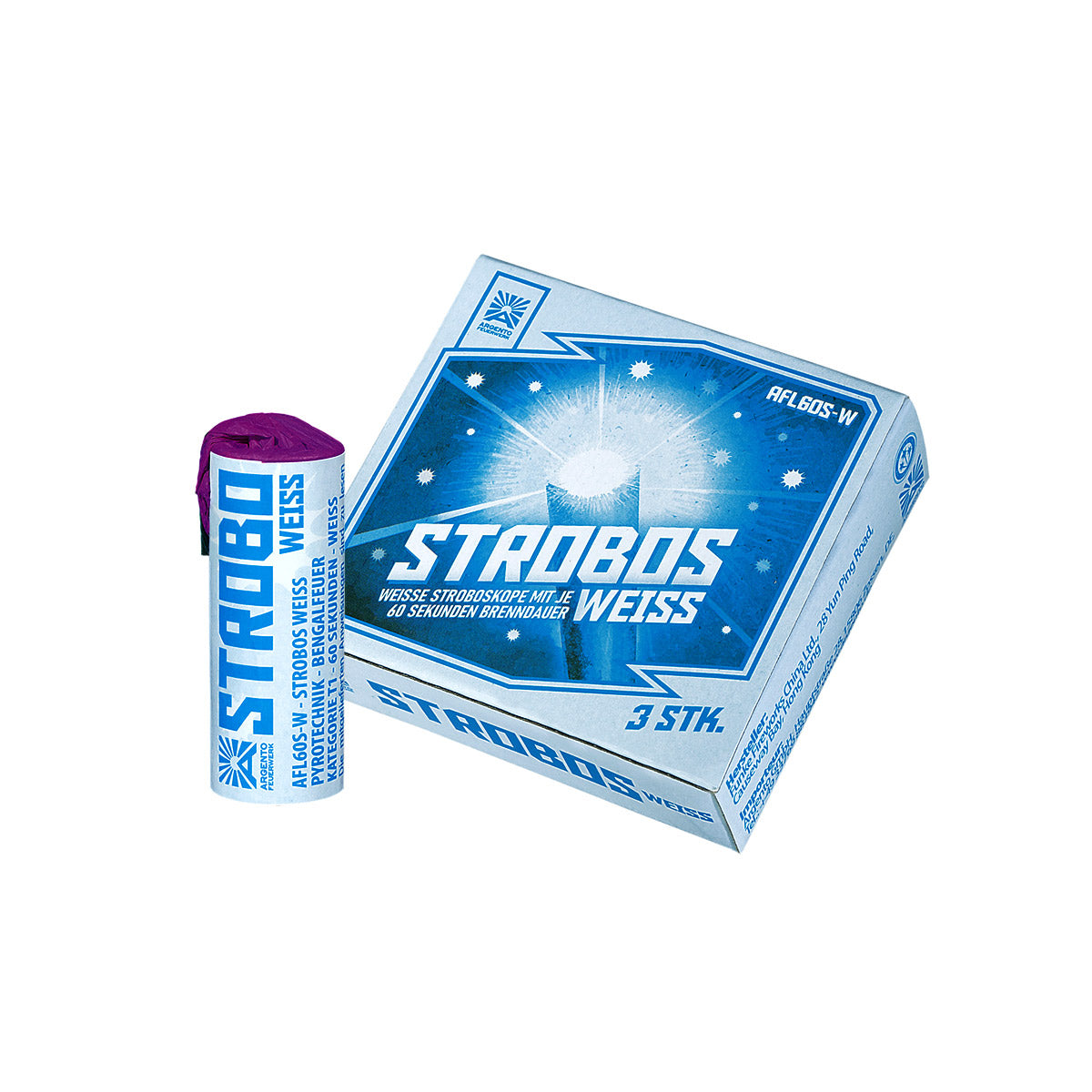 Argento Strobos Weiss (1 VPE=3 Stk.)