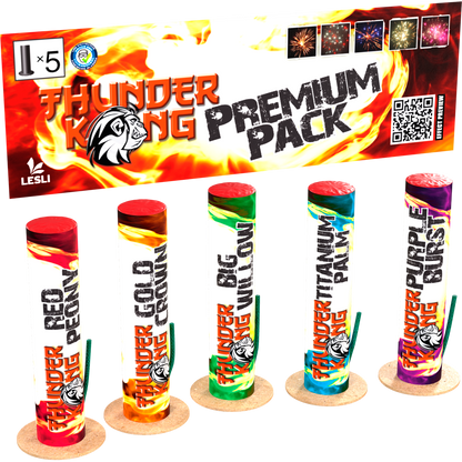 Lesli Thunder Kong Premium Pack (5er Sortiment)