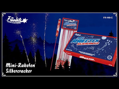Funke Mini-Raketen Silbercracker (1 VPE=10 Stk.)