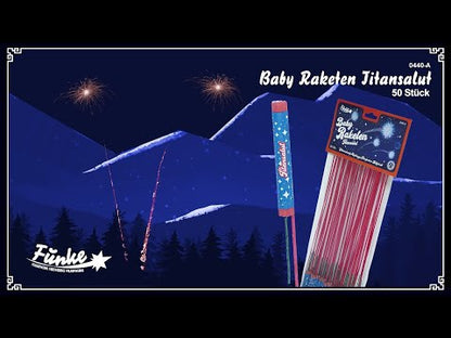Funke Baby-Raketen Titansalut (1 VPE=50 Stk.)