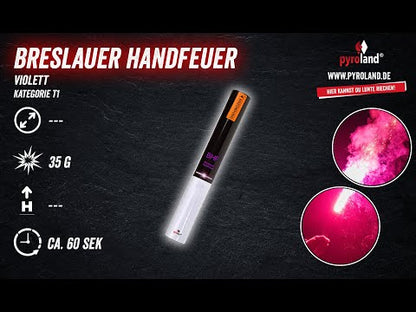 Pyroland Breslauer Handfeuer Violett