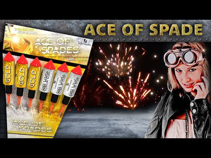 Lesli Ace of Spades Raketensortiment 6-teilig