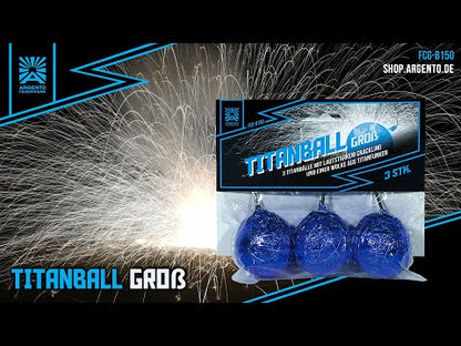 Argento Titanball groß (1 VPE=3 Stk.)