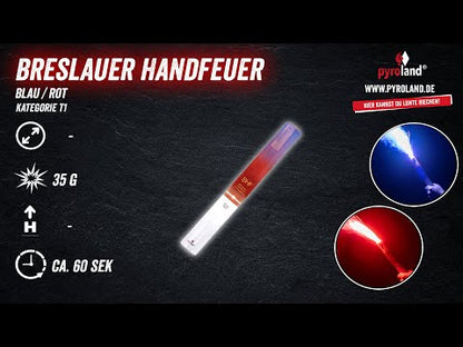 Pyroland Breslauer Handfeuer Blau zu Rot 60S